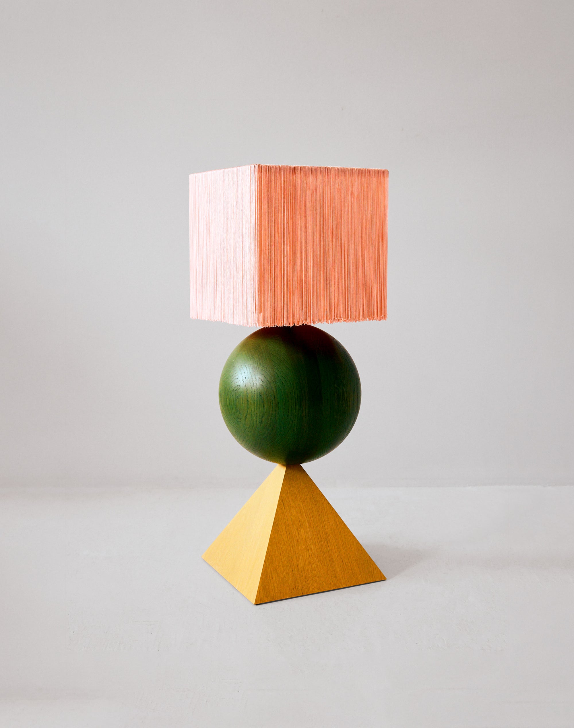 Solid Wood Stack Lamp