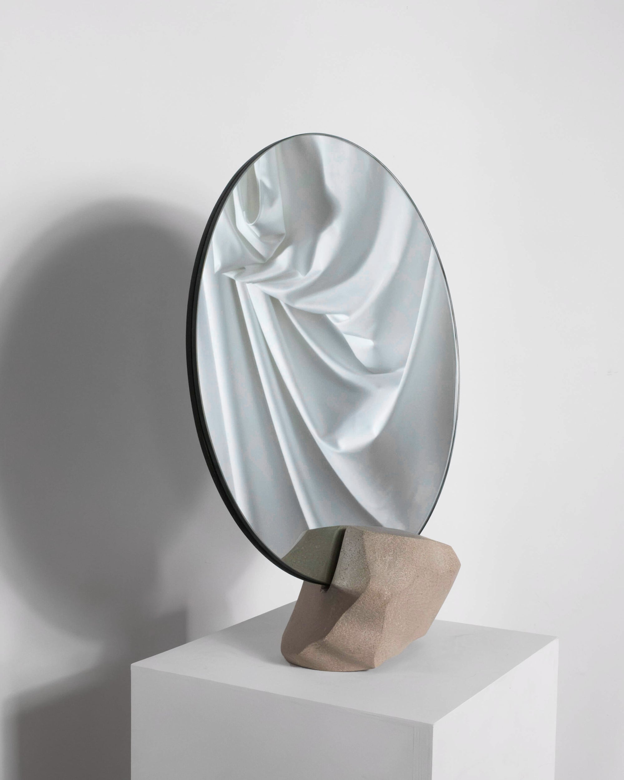 Limestone Table Mirror