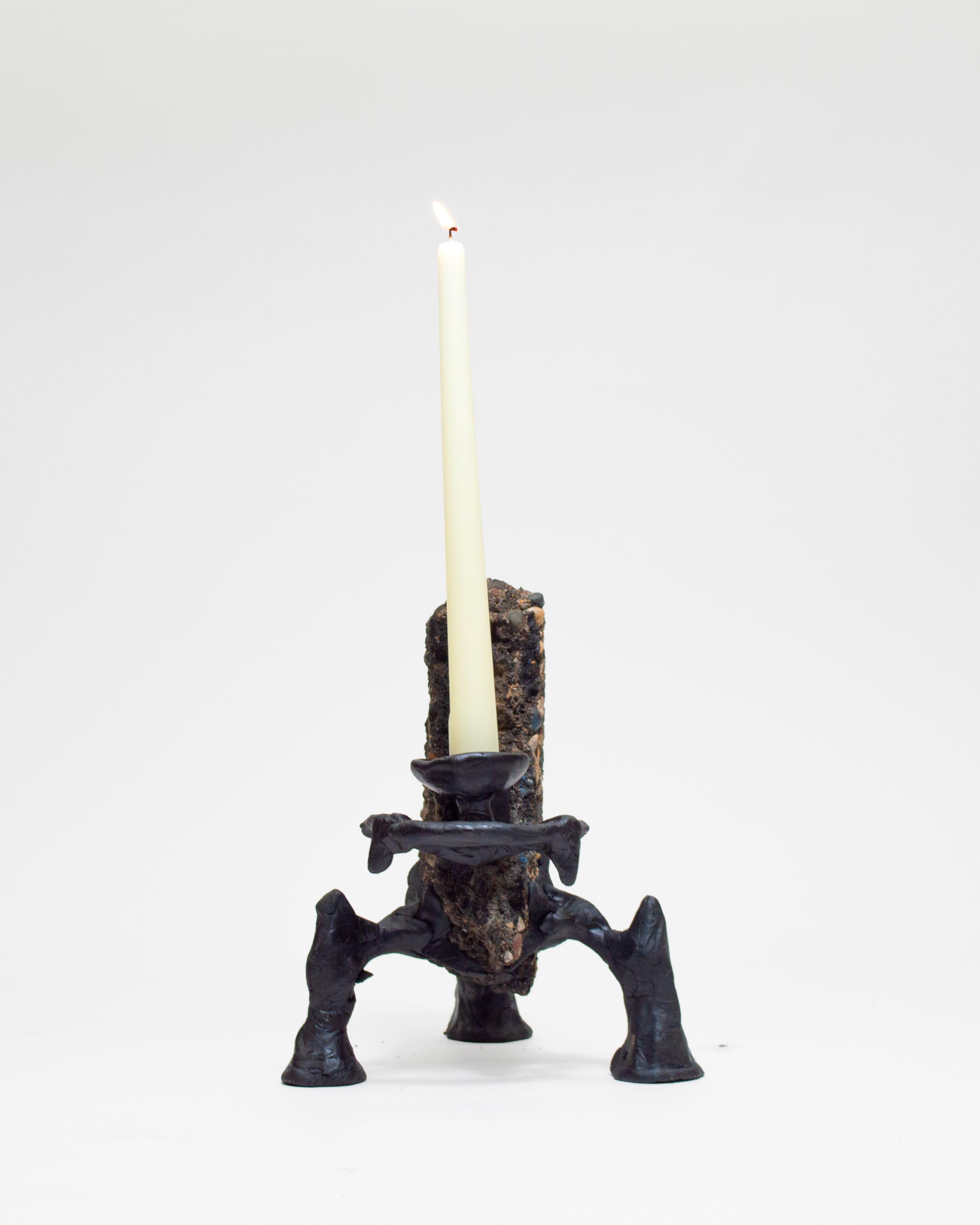Asphalt Candle Holder 006