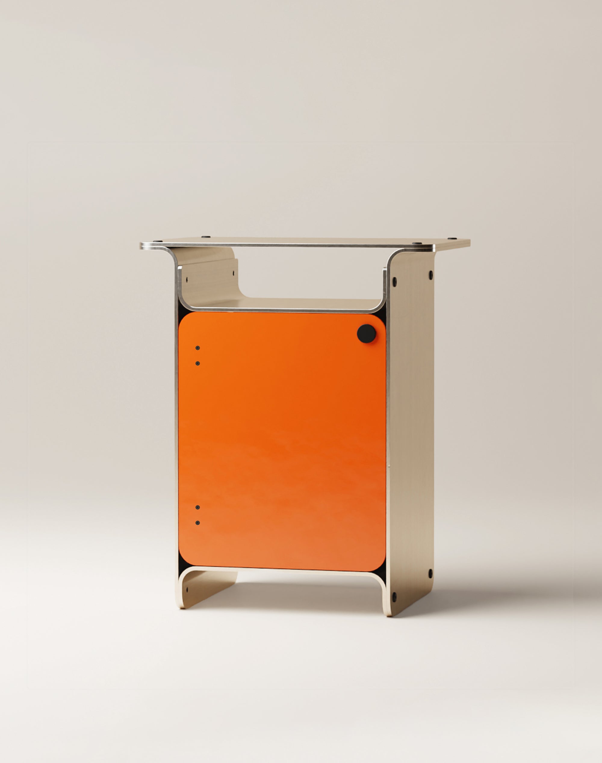 Foundation End Table w/ door