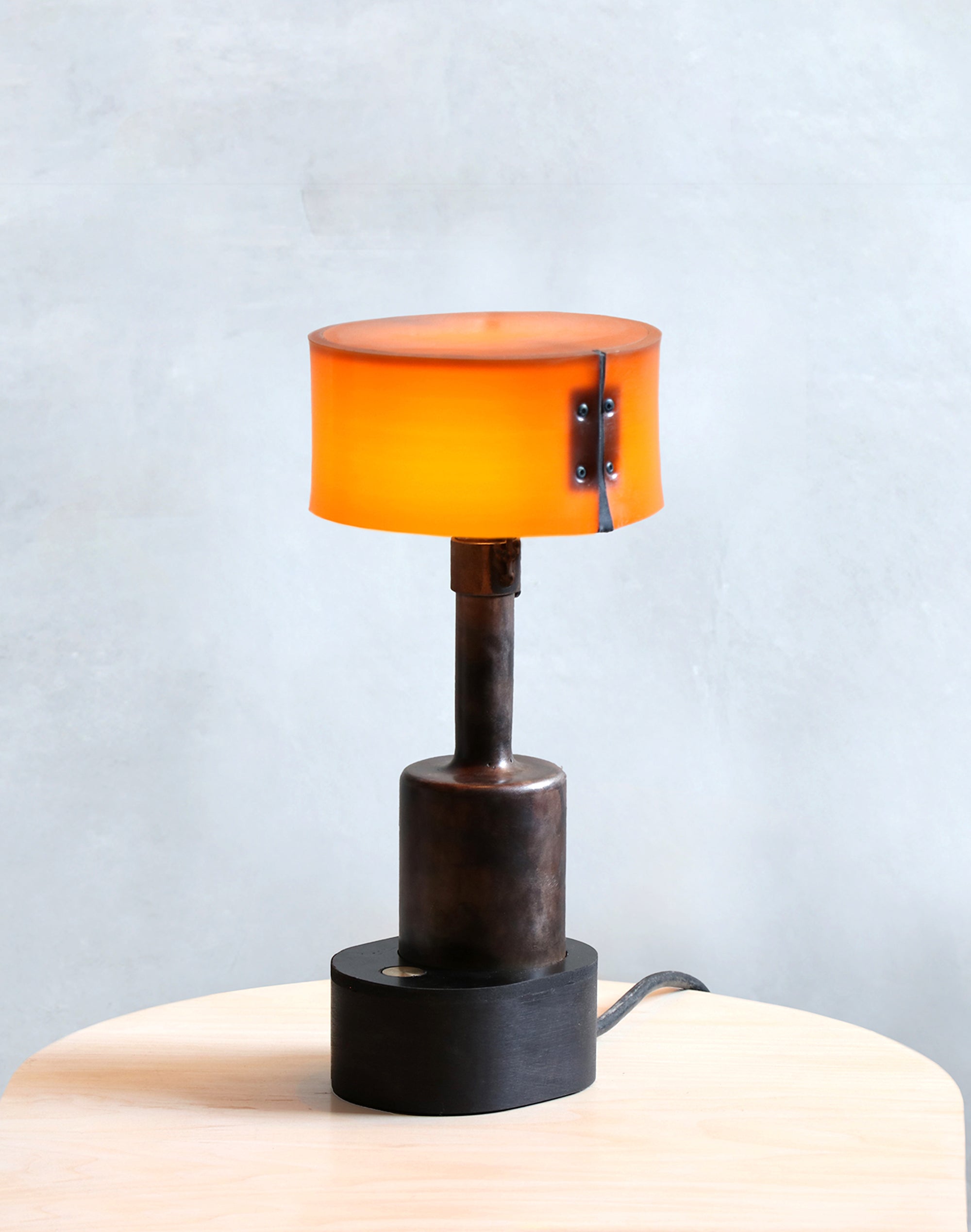 Rubber Drum Lamp 1
